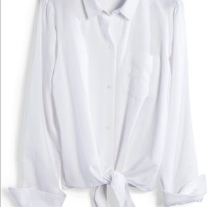 Madewell Tops - Madewell Tie Front Shirt Madewell Tops - Madewell Tie Front Shirt